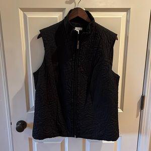 Charter Club 1X perfect black vest